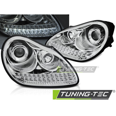 Farovi i rasvjeta PORSCHE CAYENNE 02-06 PREDNJI FAROVI KROM HID XENON | race-shop.hr