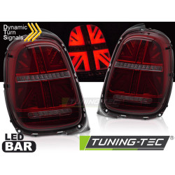 LED STRAŽNJA SVJETLA CRVENO TAMNA SEQ za MINI COOPER F55 F56 F57 14-17 6-PIN