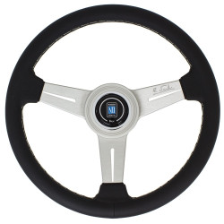 Volan Nardi Classic ND33, koža, 40mm Uvlačenje, srebrni krakovi
