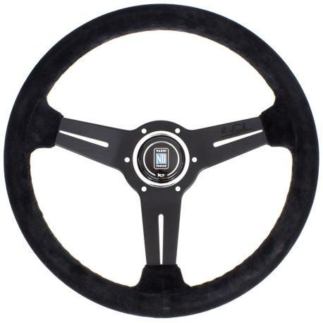 Volani Sportski volan s 3 kraka Nardi Classic ND36, 360mm, brušena koža, 40mm uvlačenje, crna | race-shop.hr