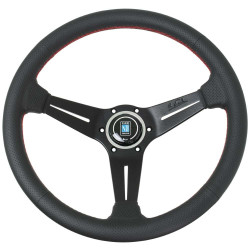 Sportski volan s 3 kraka Nardi Classic ND36, 360mm, koža, perforirana koža, 40mm uvlačenje, crna