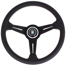 Volan Nardi Classic ND34, 40mm Uvlačenje, crni krakovi, crna perforirana koža
