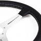 Volani Sportski volan s 3 kraka Nardi Classic ND39, 390mm, koža, 30mm uvlačenje, crna/srebrna | race-shop.hr