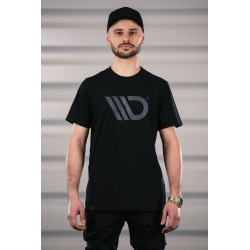 MAXTON Design muška majica, crna sa sivim logom