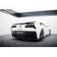 Body kit i vizualni dodaci MAXTON DESIGN stražnji lip + stražnji bočni difuzori za Chevrolet Corvette C7 (s vertikalnim prugama), sjajna crna | race-shop.hr