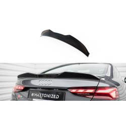 MAXTON DESIGN lip gepeka 3D za Audi S5 Coupe / A5 S-Line Coupe F5 Facelift, sjajna crna
