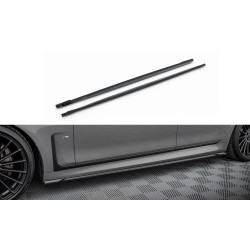MAXTON DESIGN difuzori bočnih pragova za BMW 7 G11 M-Pack Facelift, sjajna crna, V2