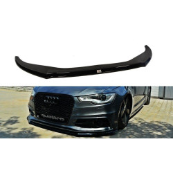 MAXTON DESIGN prednji lip za AUDI A6 C7 S-LINE, sjajna crna