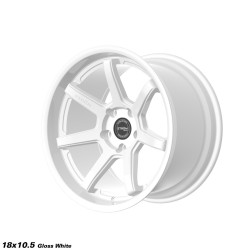 STROM DS-15 felga 18x10.5 5x120 72.6 ET8, Full Gloss White