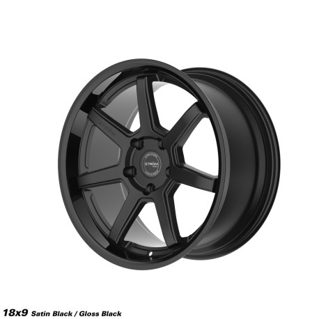 ALU felge STROM STROM DS-15 felga 18x9 5x100 73.1 ET33, Gloss Black / Satin Black Face | race-shop.hr