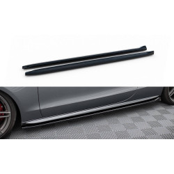 MAXTON DESIGN difuzori bočnih pragova za Audi S5 / A5 S-Line Coupe 8T, sjajna crna, V2 OŠTEĆENO