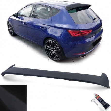 Body kit i vizualni dodaci Sport krovni Stražnji spojler Performance crni mat za Seat Leon 3 5F 12-20 RASPAKIRANO | race-shop.hr