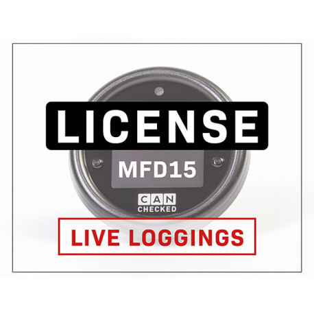 CANCHECKED display CANchecked Licenca Live Logging za MFD15 | race-shop.hr