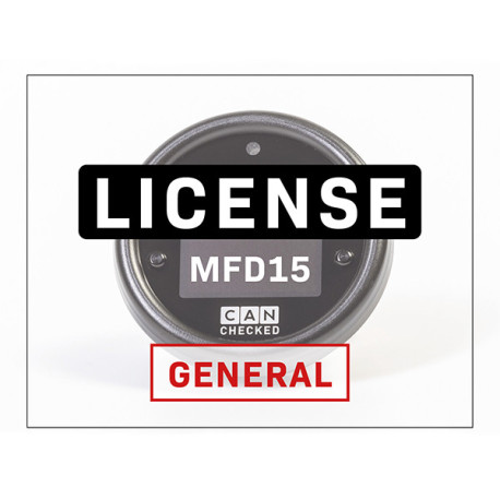 CANCHECKED display CANchecked Licenca Potpuno otključavanje (LiveLogging, Ethanol, MPP2, CANswitch) za MFD15 | race-shop.hr