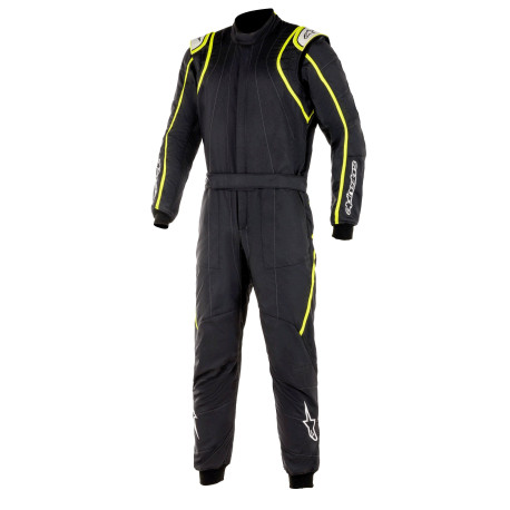 Kombinezoni Alpinestars FIA trkaći kombinezon GP Race V2, Black/Yellow Flou | race-shop.hr