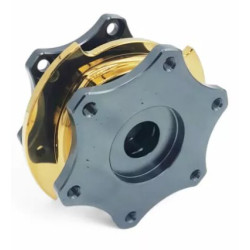 OBP Motorsport brzo uklonjiva glavčina volana, sivo/žuta