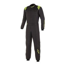 CIK-FIA karting kombinezon ALPINESTARS KMX-9 V3, crna/žuta/fluo