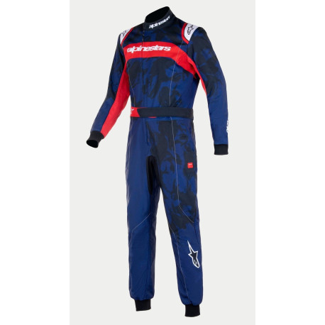Kombinezoni Alpinestars trkaći dječji kombinezon s FIA KMX-9 V3 Graphic 5, Plavo/Crveni | race-shop.hr