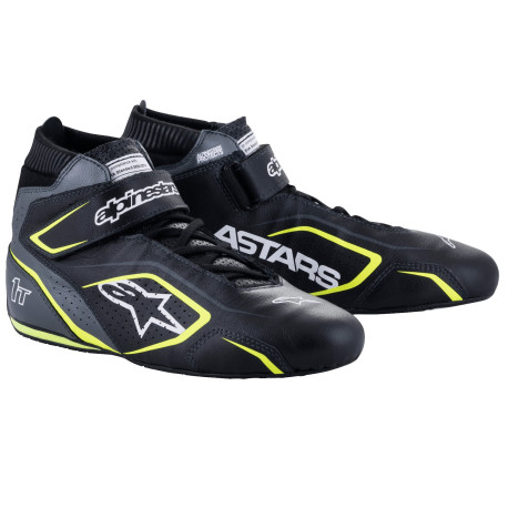 Cipele Cipele Alpinestars Tech-1 T V3 s FIA, Crno/Sivo/Žuti | race-shop.hr