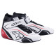 FIA trkaće cipele Alpinestars Tech-1 T V3, bijela/crna/crvena