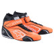 Cipele Alpinestars Tech-1 T V3 s FIA, Narančasta fluo/crno/bijele