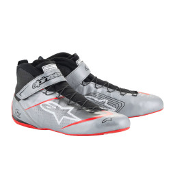 FIA trkaće cipele Alpinestars Tech-1 Z V3, tamnosrebrna/crna/crvena