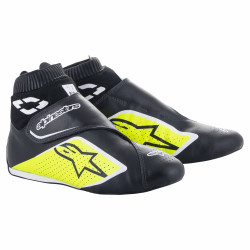 Cipele Alpinestars Supermono V2 s FIA, Crno/žuto fluo/bijele