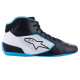 Cipele Cipele Alpinestars Tech-1 K Start V2, Crno/bijelo/svijetlo plave | race-shop.hr
