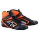 Cipele Cipele Alpinestars Tech-1 K V2, Crno/narančasto fluo/bijele | race-shop.hr