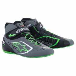 Karting cipele Alpinestars Tech-1 KX V2, Čierna/tmavosivá, fluo zelena