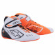 Cipele Alpinestars Tech-1 KX V2, Bijelo/narančasto fluo/crne