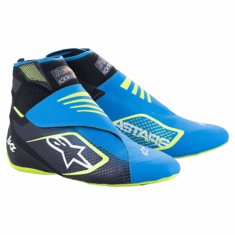 Cipele Cipele Alpinestars Tech-1 KZ V2, Crno/emajlirana/plavo/žuta fluo | race-shop.hr