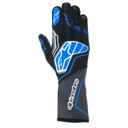FIA trkaće rukavice Alpinestars Tech-1 ZX V4 (vanjsko šivanje), crna/plava