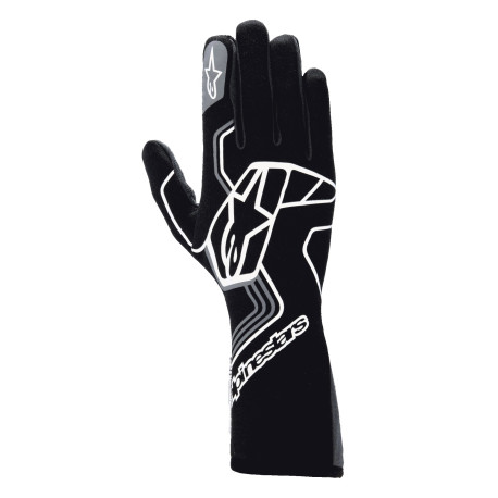 Rukavice Trkaće rukavice Alpinestars Tech-1 Race V4 sa FIA, Crna Tar/Gray | race-shop.hr