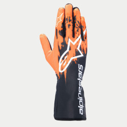 Trkaće rukavice Alpinestars Tech-1 K V3 sa FIA, Black/Orange/White