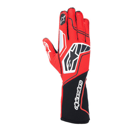 Rukavice FIA karting rukavice Alpinestars Tech-1 KX V4 (vanjsko šivanje), crna/crvena | race-shop.hr