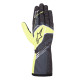 Rukavice Karting rukavice Alpinestars Tech-1 K Race V2 Corporate (unutarnje šivanje), antracit/fluo žuta | race-shop.hr