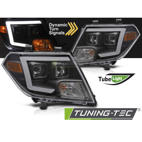 Farovi i rasvjeta NISSAN NAVARA FRONTIER 10-14 TUBE LIGHTS BLACK | race-shop.hr