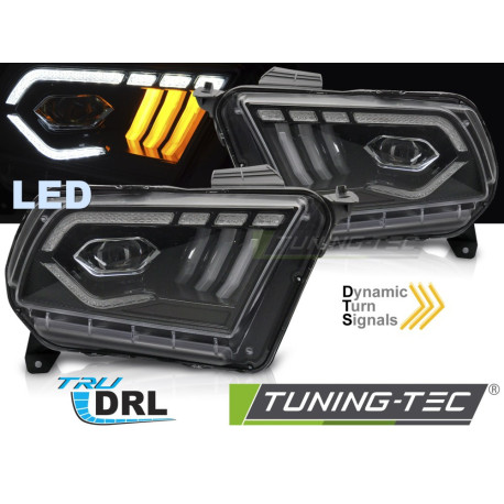 Rasvjeta LED FAROVI CRNI DRL za FORD MUSTANG 10-13 | race-shop.hr