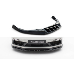 MAXTON DESIGN prednji lip za Porsche 718 Cayman GTS 982c, sjajna crna, V2