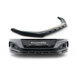MAXTON DESIGN prednji lip za Audi A5 F5 Facelift, sjajna crna, V2