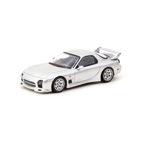 Metalni autići Tarmac Works 1/64 - Mazda RX-7 FD3S Mazdaspeed A-Spec | Silver Stone Metallic | race-shop.hr