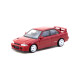 Metalni autići Tarmac Works 1/64 - Mitsubishi Lancer GSR Evolution II | Rouge + Cartes à Collectionner | race-shop.hr