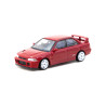 Tarmac Works 1/64 - Mitsubishi Lancer GSR Evolution II | Rouge + Cartes à Collectionner