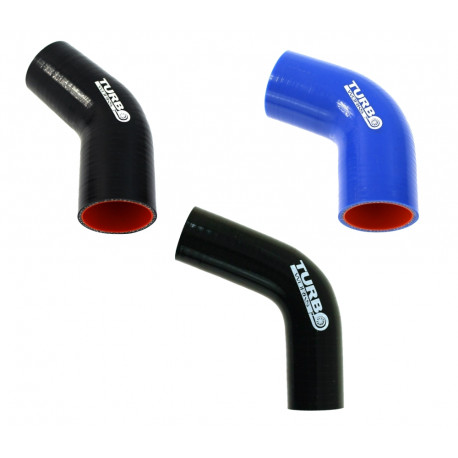 Koljeno 67° Silikonsko koljeno TurboWorks 67° - 40mm (1,57"), Crna | race-shop.hr