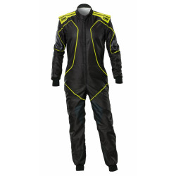 CIK-FIA karting kombinezon OMP KS-3X ART STYLE2, crna/fluo/žuta
