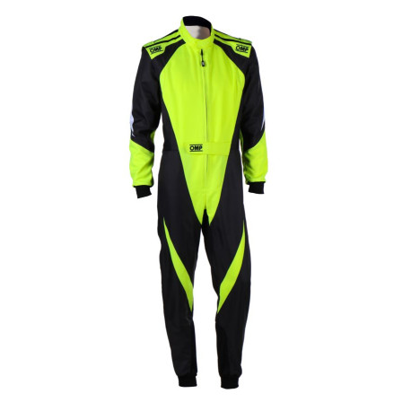 Kombinezoni CIK-FIA child race suit OMP KS-3X, black/fluo yellow | race-shop.hr