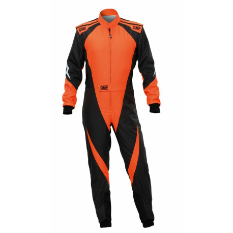Kombinezoni CIK-FIA child race suit OMP KS-3X, black/fluo orange | race-shop.hr