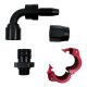 Fitinzi 90° PTFE Snap-on fitting AN8 90° - Black | race-shop.hr