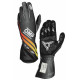 Rukavice Karting rukavice OMP KS-X ART (vanjsko šivanje), crna/žuta/crvena | race-shop.hr